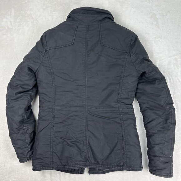 G Star Raw Women Just The Product Black Jacket Size XS Winter Coat Parka Fur - Picture 8 of 11